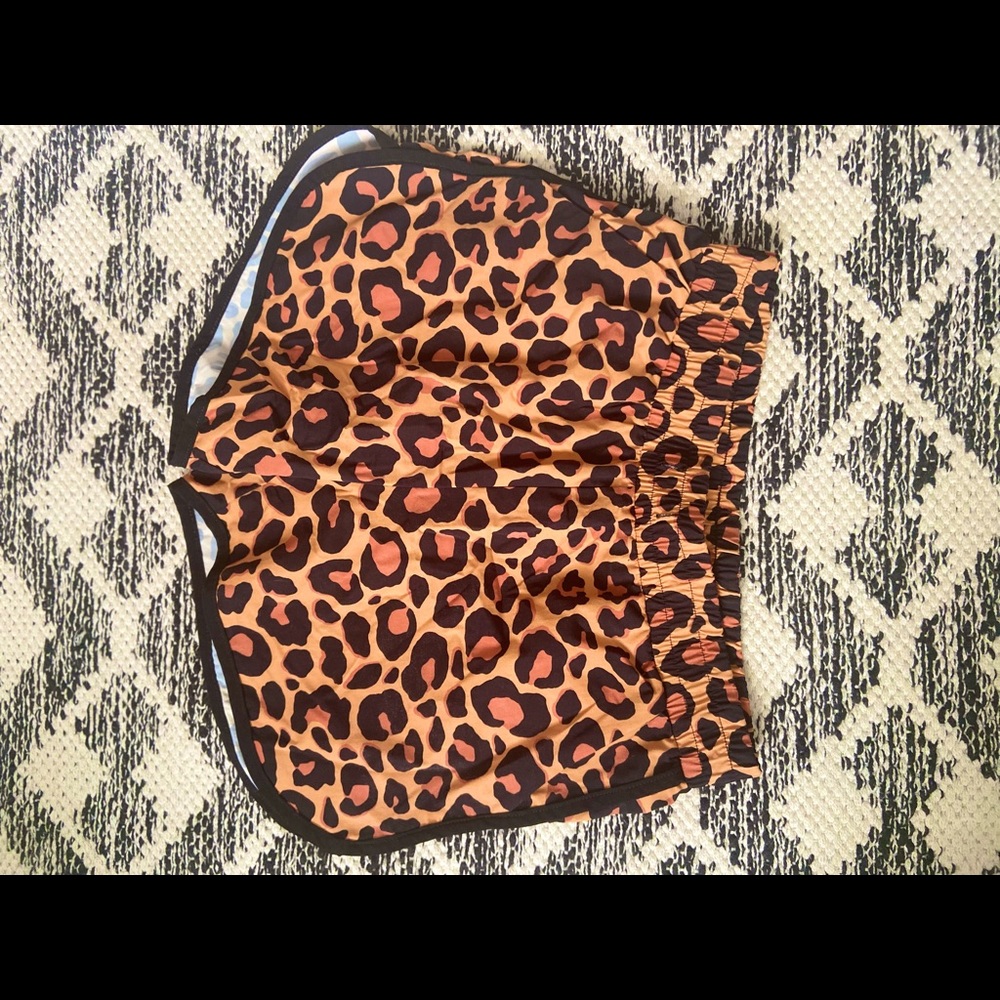Cheetah Print Activewear shorts